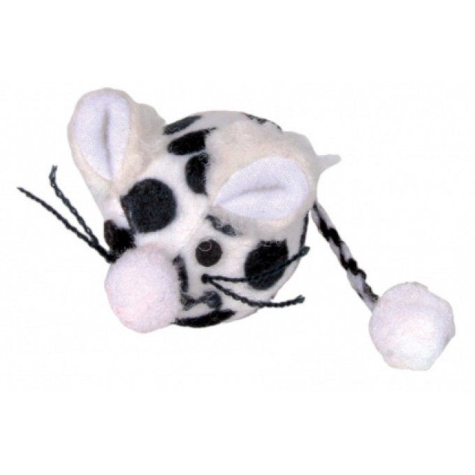 Balle souris peluche pour chat