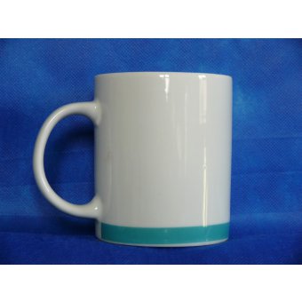 mug bleu chien reveur