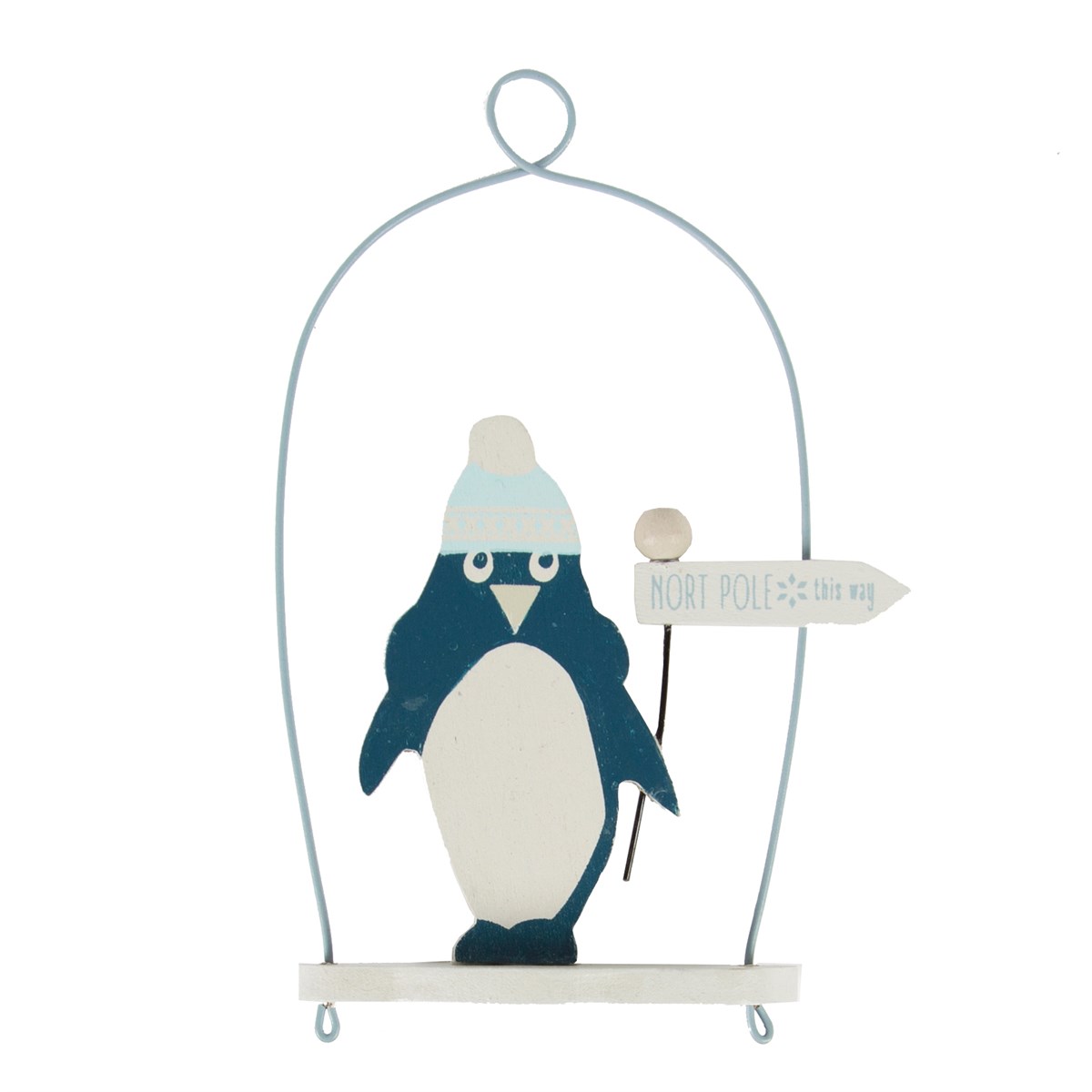 petite suspension de noel pingouin