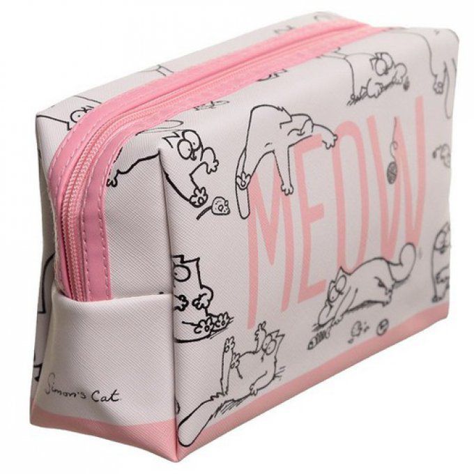 trousse maquillage chat meow simon's cat