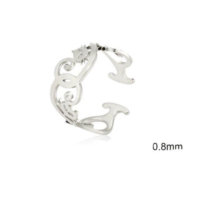 Bague arabesque de chats 