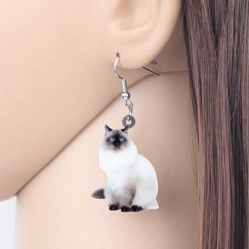 Boucles D Oreille Chat Sacre De Birmanie Toutenchat Com Boucles D Oreille Chat Sacre De Birmanie Toutenchat Com