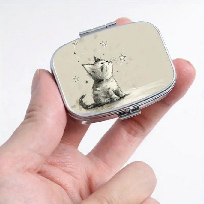 Boite pillulier les chatons