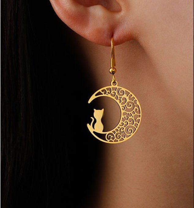 Boucles d'oreilles - Toutenchat