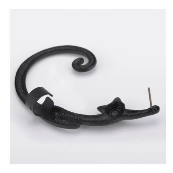 Boucle d'oreille chat en solo