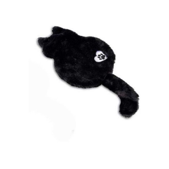 Bouillotte en peluche toute douce chat noir ou blanc.