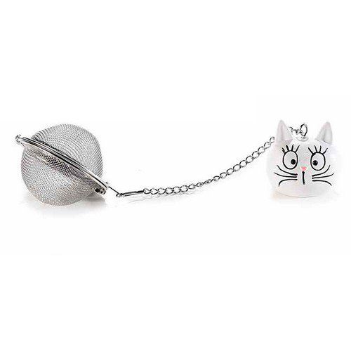 Boule A The En Metal Avec Petit Chat Noir Ou Blanc Fun Toutenchat Boule A The En Metal Avec Petit Chat Noir Ou Blanc Fun Toutenchat