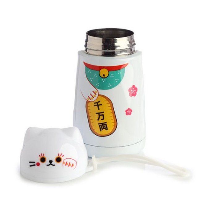 Bouteille Thermique Isolée chat Maneki Neko -