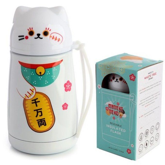 Bouteille Thermique Isolée chat Maneki Neko -