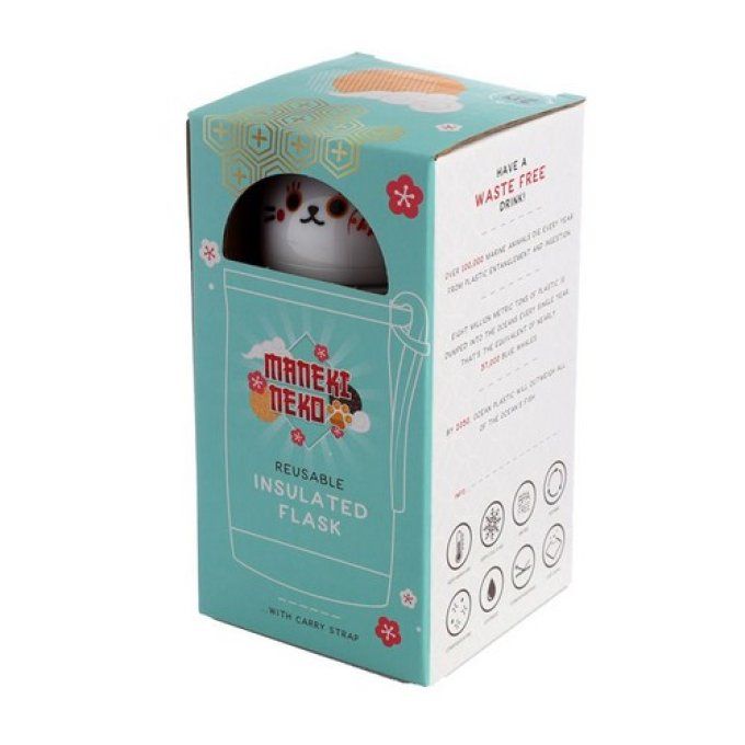 Bouteille Thermique Isolée chat Maneki Neko -