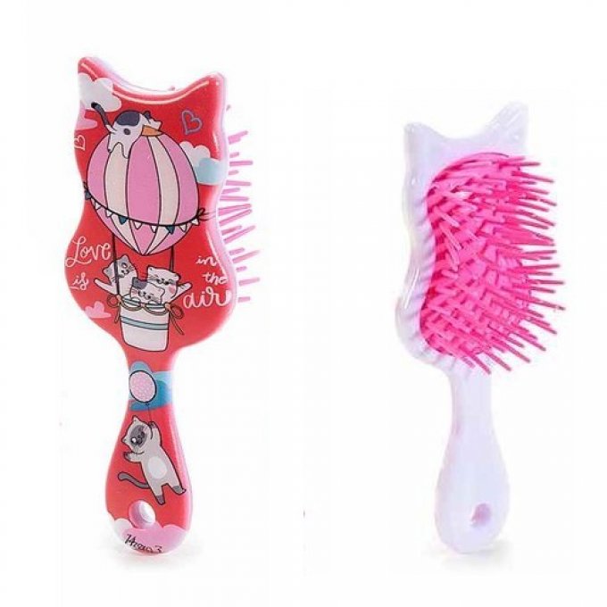 Petite brosse chat fun très colorée.