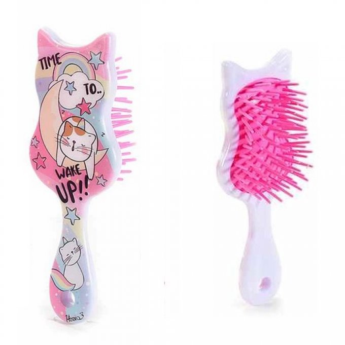 Petite brosse chat fun très colorée.