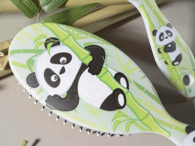 Brosse à cheveux panda 