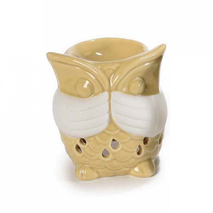 Brûle parfum en céramique hibou