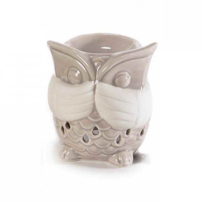 Brûle parfum en céramique hibou