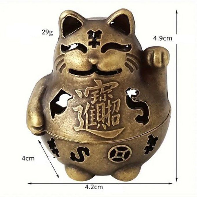 Bruleur à encens chat chinois