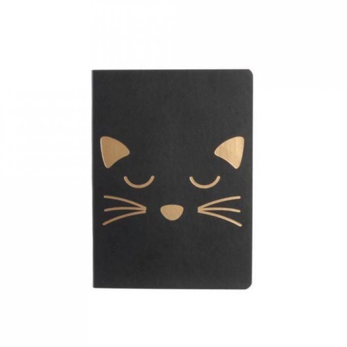 Carnet de note A6 tête de chat