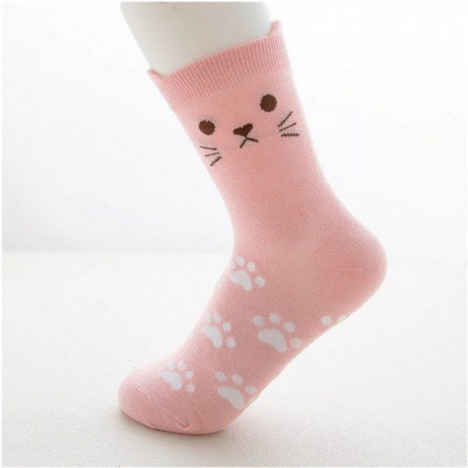 Chaussette chat patte
