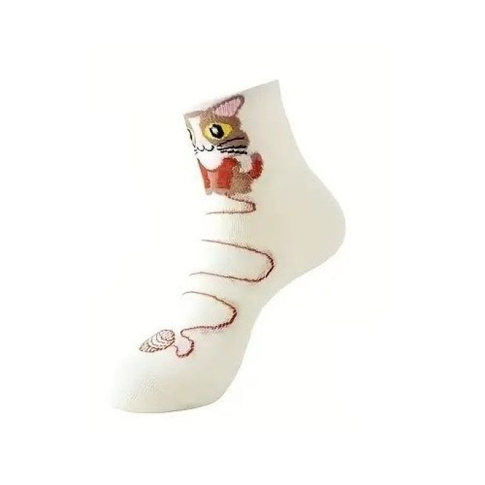 Chaussette courte chats differents modèles