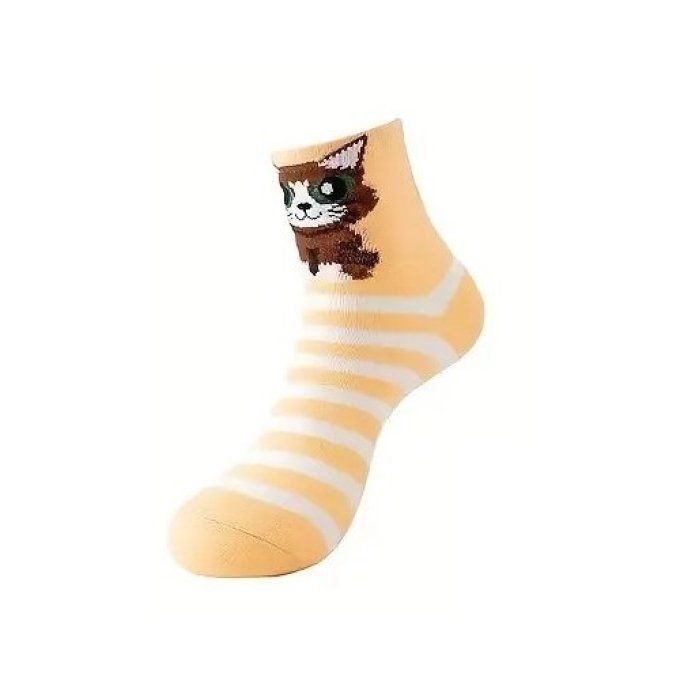 Chaussette courte chats differents modèles