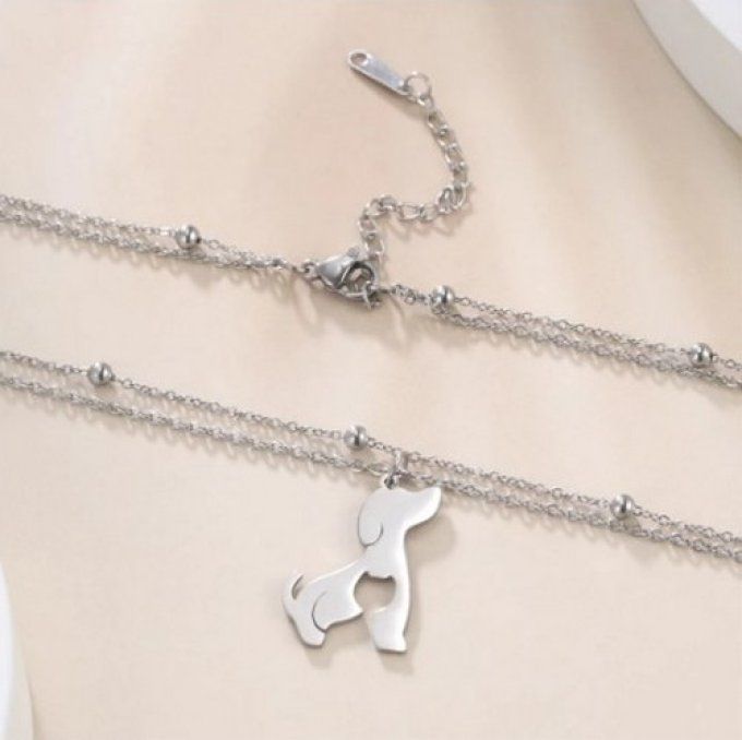 Collier mes amis chat et chien