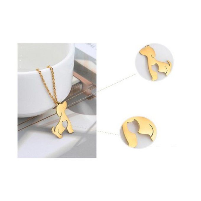 Collier mes amis chat et chien