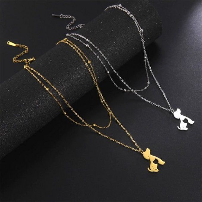 Collier mes amis chat et chien