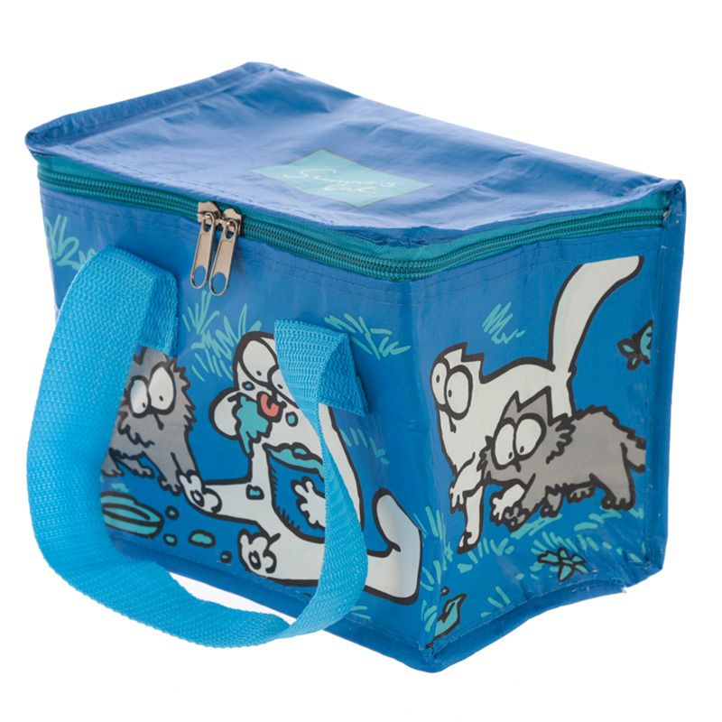 sac chat isotherme à pique-nique bleu simon's cat
