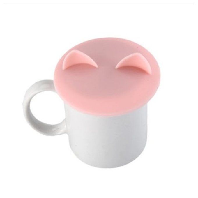 Couvre tasse oreilles de chat divers coloris