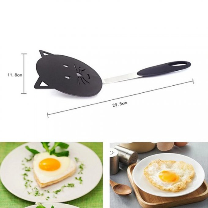 Spatule tête de chat noir