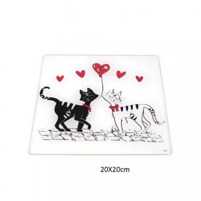 Dessous de plat chat amoureux choupy