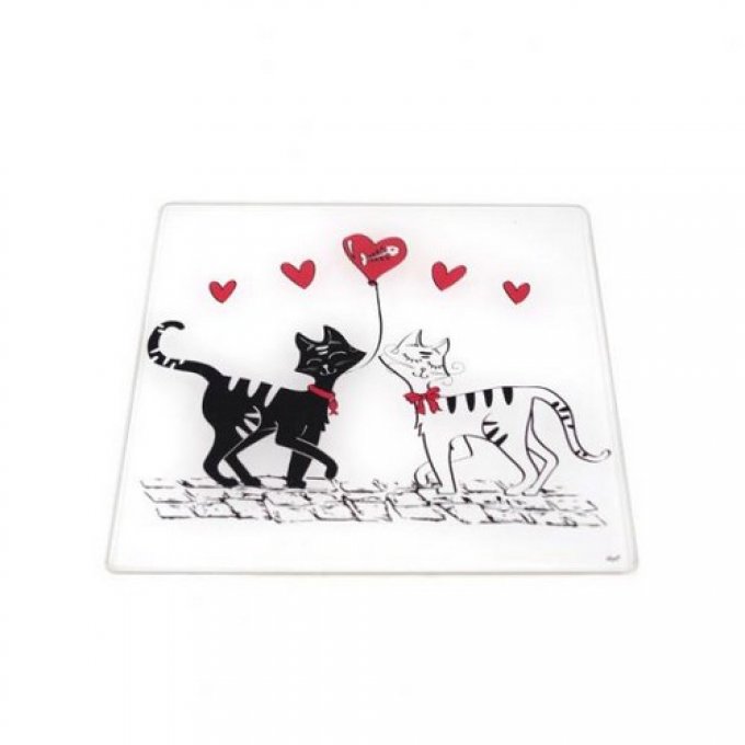 Dessous de plat chat amoureux choupy