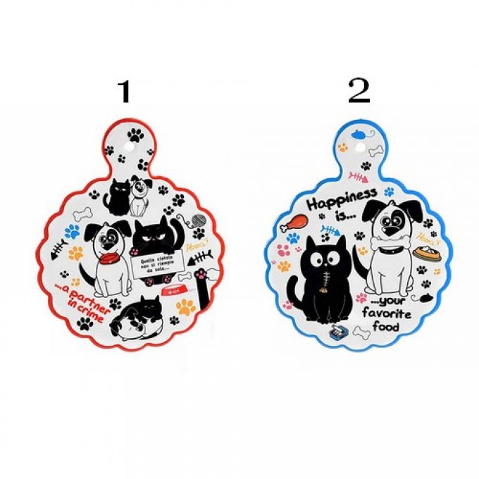 Dessous de plat chien chat best friends