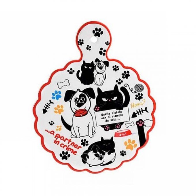 Dessous de plat chien chat best friends