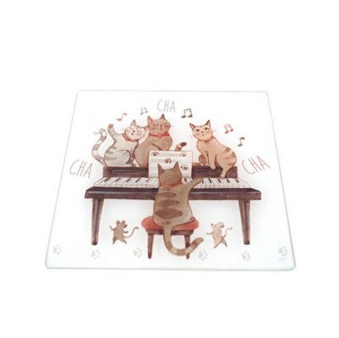 Dessous de plat les chats musiciens.