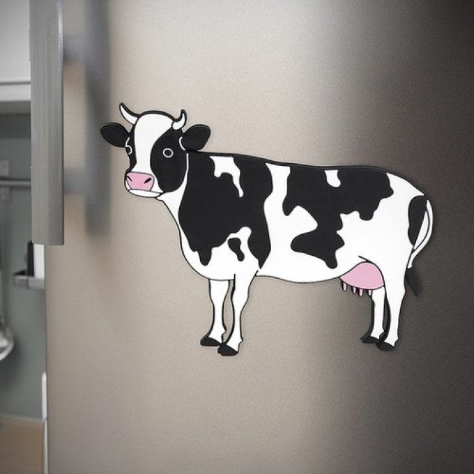 Dessous de plat la vache magnétique