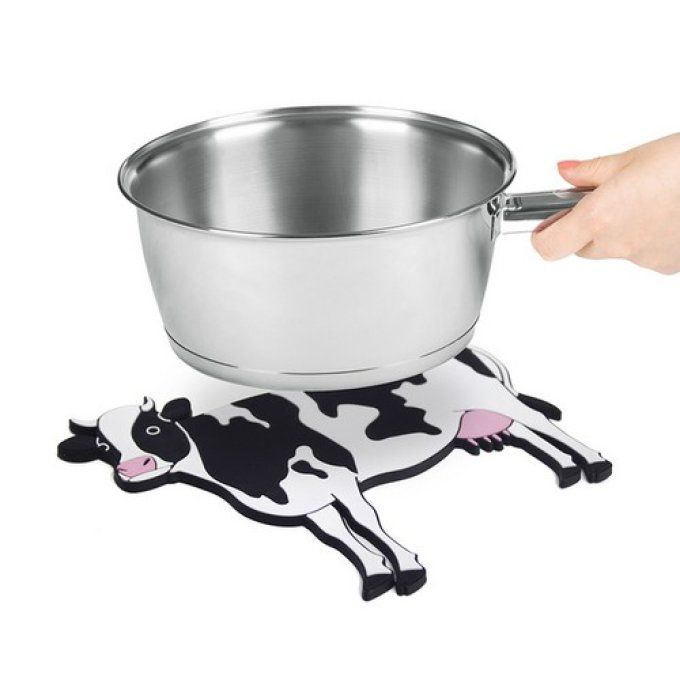 Dessous de plat la vache magnétique