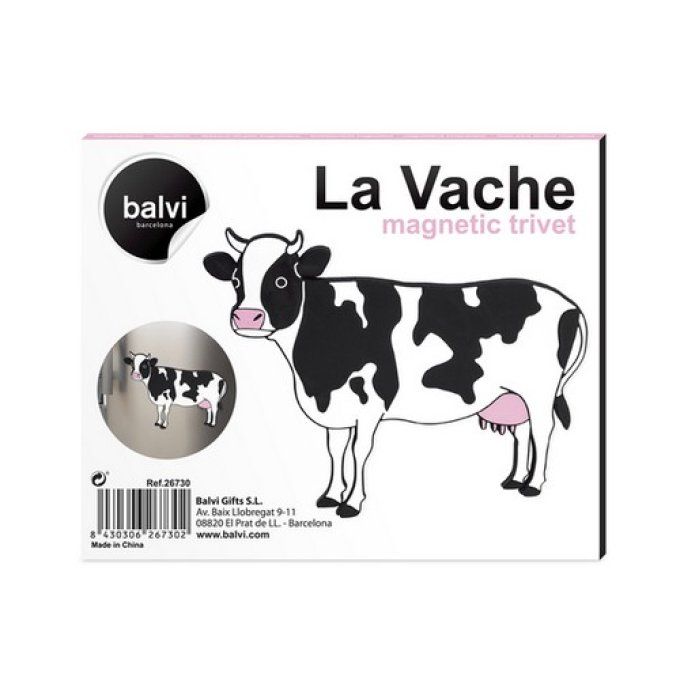 Dessous de plat la vache magnétique