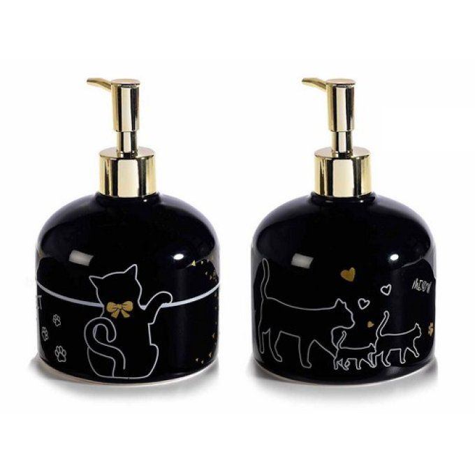 Distributeur de savon en céramique « Joli chat »