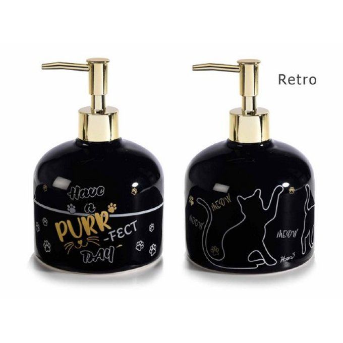 Distributeur de savon en céramique « Joli chat »