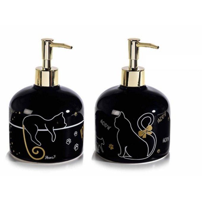 Distributeur de savon en céramique « Joli chat »