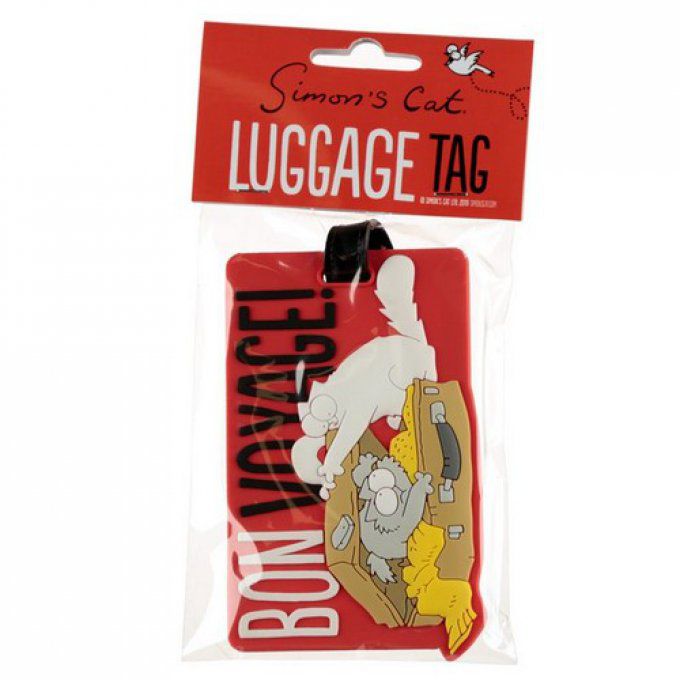 Etiquettes voyage chat simon's cat