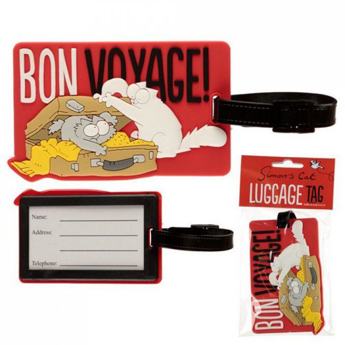 Etiquettes voyage chat simon's cat