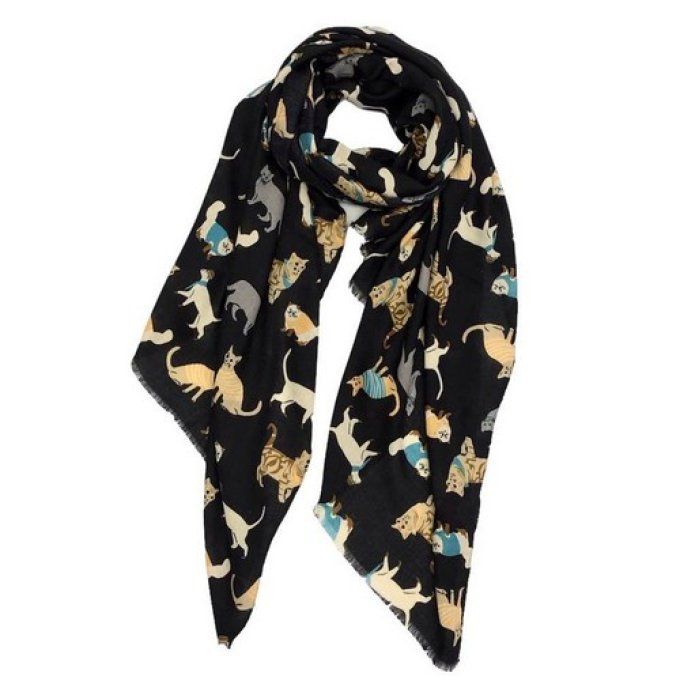 Foulard les chats en habits