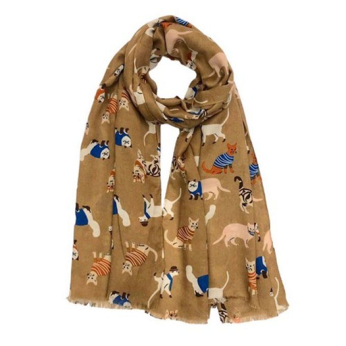 Foulard les chats en habits