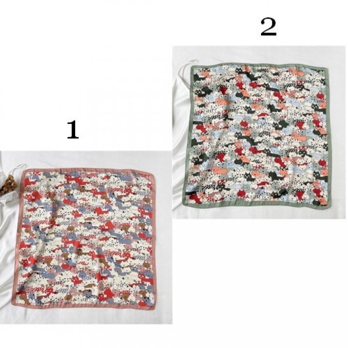 Foulard l'assemblée des chats 