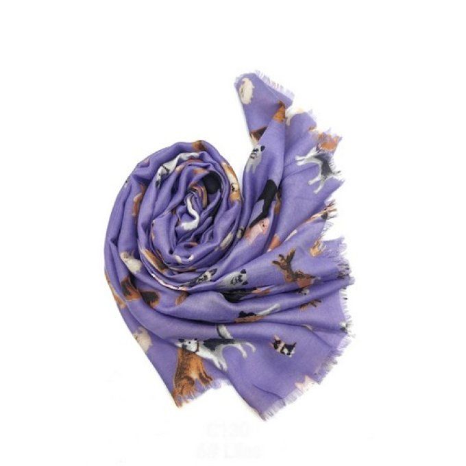 Foulard grande famille de chiens