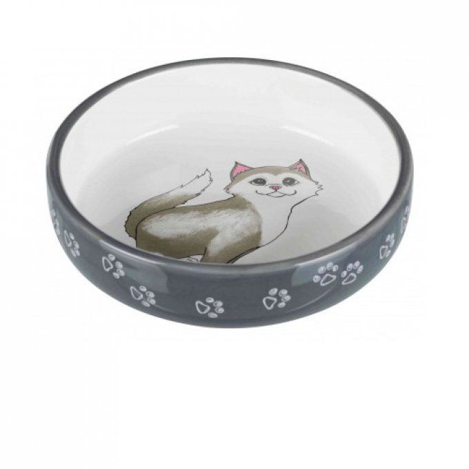 gamelle chat museau court 15 cm