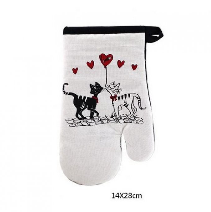 Gant de cuisine chats amoureux collection choupy