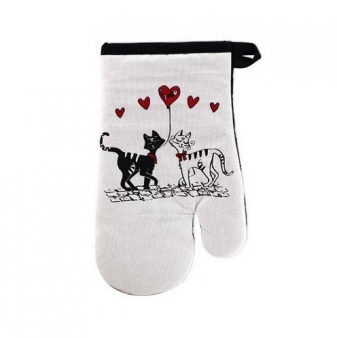 Gant de cuisine chats amoureux collection choupy